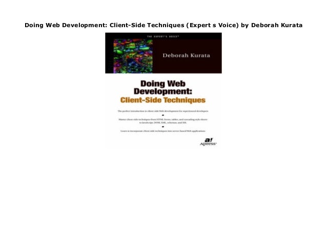 Doing Web Development: Client-Side Techniques